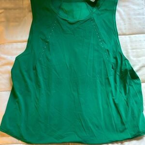 Green Sleeveless Women's Top